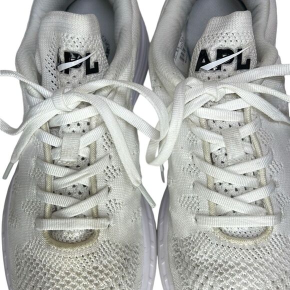 APL - Women’s “TechLoom Pro” Running Shoe in White/Black/Gum - Size 11, White - Picture 10 of 15